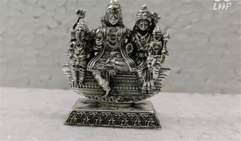 Pure Silver Shiv Parivar Statue For Worship At Best Price In Udaipur