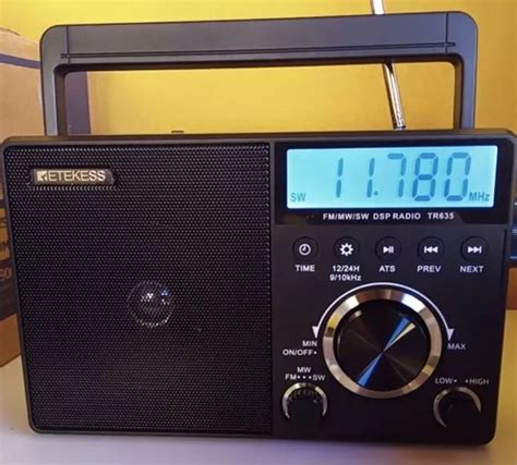 Radio Digital Dsp Retekess Tr635 Am Fm Oc Ñ Tecsun Motobras MercadoLivre