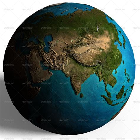 3D Photoshop Earth InfoGraphics Set By Joelferrell GraphicRiver