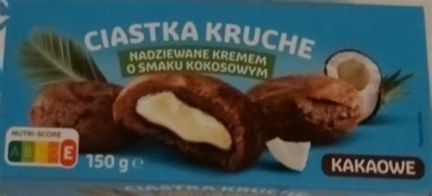 Ciastka Kruche Nadziewane Kremem O Smaku Kokosowym Kakaowe Carrefour