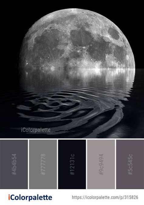 151 Moon Color Palette Ideas In 2021 Icolorpalette Halloween Color Palette Silver Color