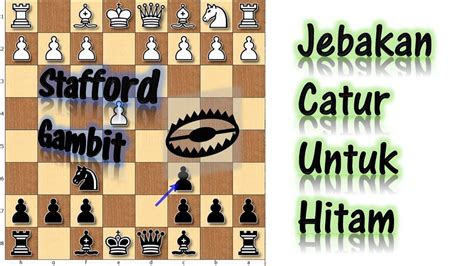 Jebakan Catur Stafford Gambit YouTube