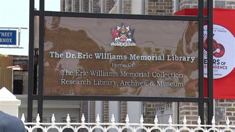 Dr Eric Williams Memorial Library Opens YouTube