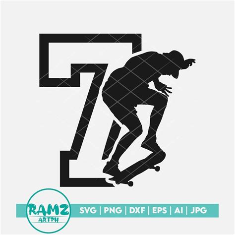 Skateboard Svg File Birthday Boy Th Skateboard Svg Skate Inspire