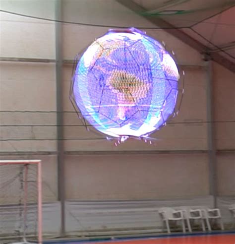 The First Spherical Drone Display In The World