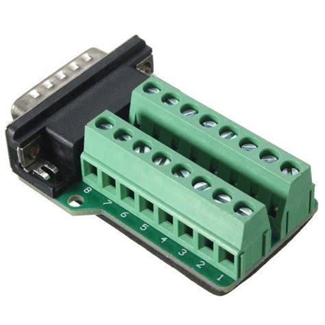 D Sub Db15 Da 15 Connector Male Met Schroef Terminals Domoticx