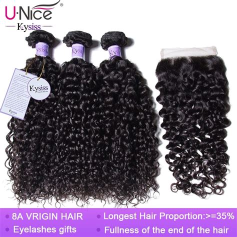 Unice Hair Kysiss Series A Brazilian Curly Hair Bundles With