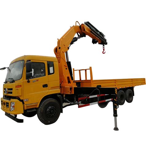 Ton Truck Mounted Cranes Hydraulic Arms Crane Lifting Knuckle Boom