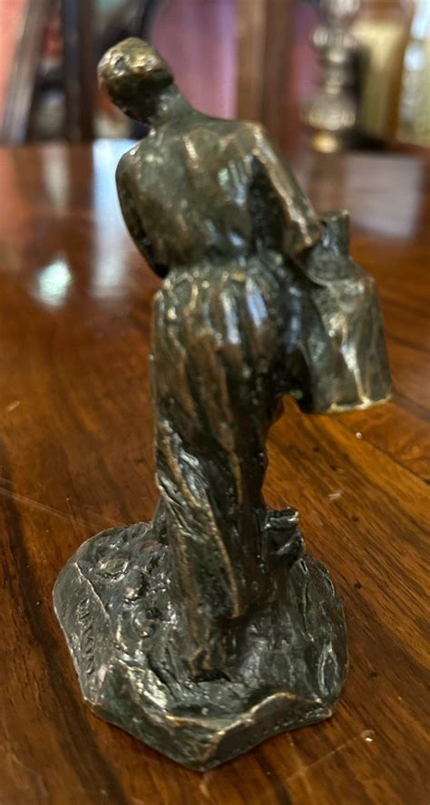 Proantic Bronze La Porteuse De Lait Par Aim Jules Dalou Susse Fond