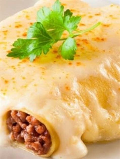 Panqueca de Carne Moída Molho Branco Dicas Gerais