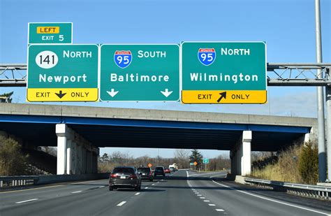 Interstate 295 South Aaroads Delaware