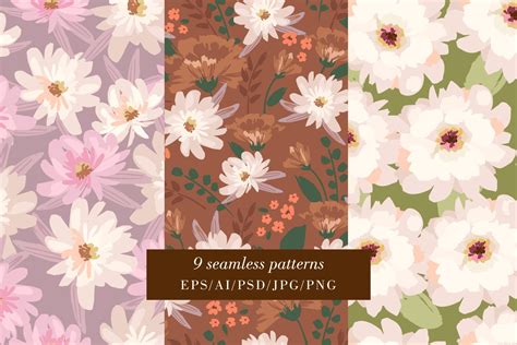 Floral Patterns & Borders 2 - Design Cuts