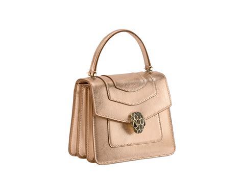 Serpenti Forever Top Handle Calf Leather Bags Bulgari