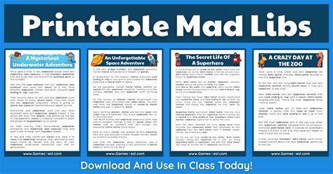 Free Free Printable Mad Libs Online Download Free Free Printable Mad