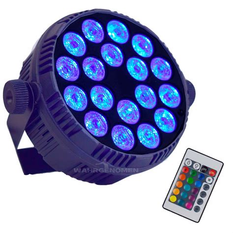 Cañon De Leds 18 Rgb 3 En 1 Auto Audioritmico Multicolor