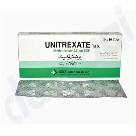 Unitrexate Mg Tab Dawaai Uses Side Effect Price In Pakistan