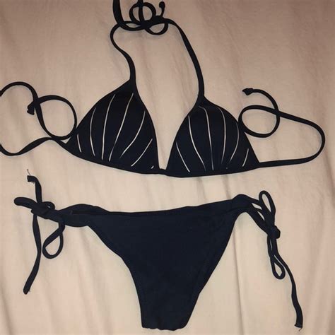 H M Swim Hm Bikini Navy Poshmark