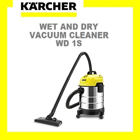 Karcher WD 1s Classic 1200W Multi Purpose Vacuum Cleaner With Stainless