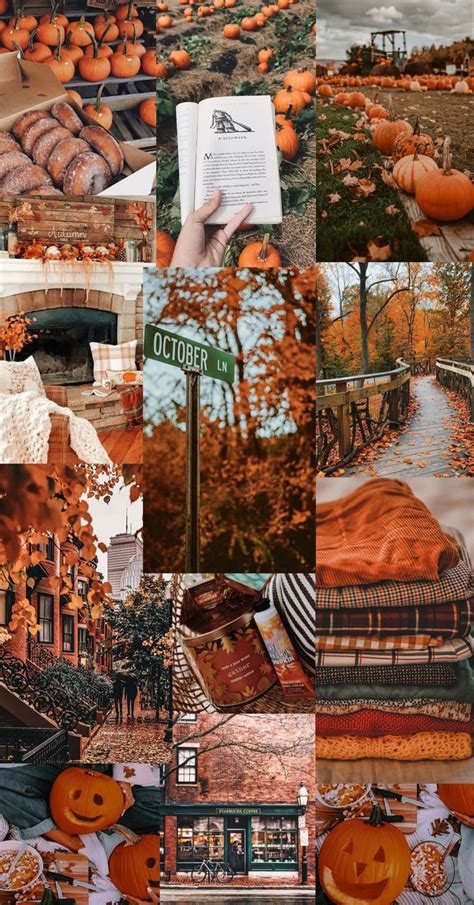 Background Fall Collage Wallpaper Enwallpaper