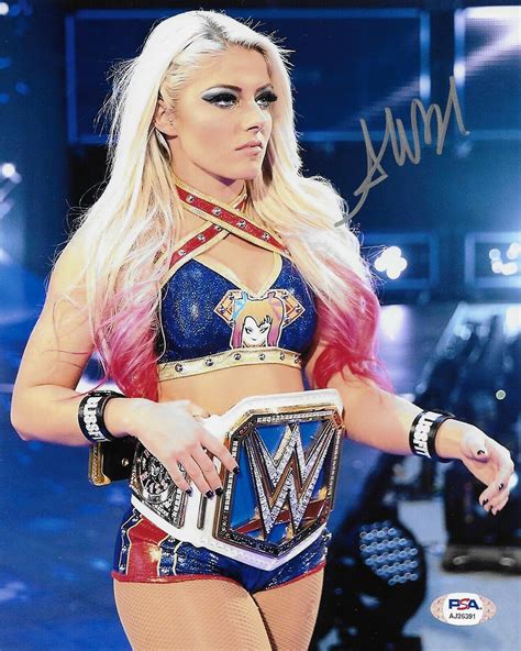 Alexa Bliss Wwe Diva Firefly Funhouse Signed Autograph 8x10 Photo 2 W