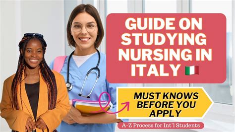 How To Study Nursing In English In Italy International Students Guide