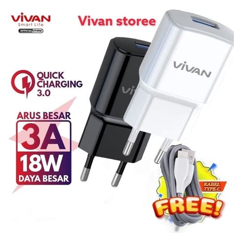 Jual Vivan Power Oval Ver Ii W Usb C Cable M Quick Fast