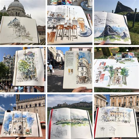 Sketchbook Strategies Part 1 Reviewing 2019 Travel Sketchbooks Liz