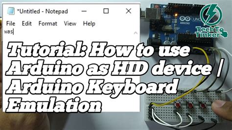 Tutorial How To Use Arduino Uno As Hid Arduino Keyboard Emulation