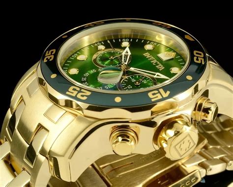 Rel Gio Invicta Pro Diver Banhado Ouro Original Mercado Livre