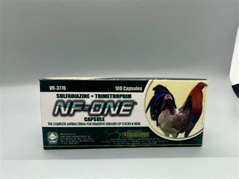 Nf One Capsule 100 Count Antibiotic J E J Gamefowl Supplies