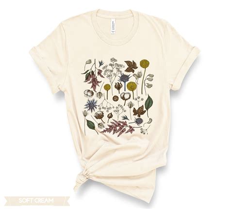 Botanical Shirt Vintage T Shirt Flower T Shirt Vintage Etsy