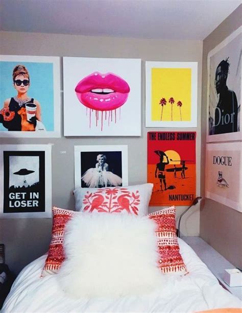 25 Cool Poster Decor Ideas For College Dorm Room Homemydesign