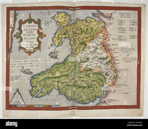 Vintage Map Of Anglesey Hi Res Stock Photography And Images Alamy