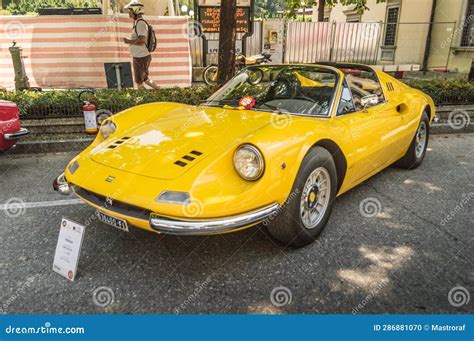 Ferrari Dino 246 GTS In Sanpellegrino Terme Editorial Image Image Of