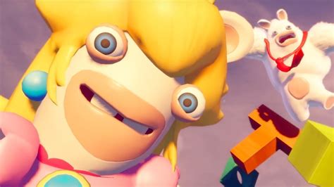 Mario Rabbids Kingdom Battle Official Rabbid Peach Character Spotlight Trailer Youtube