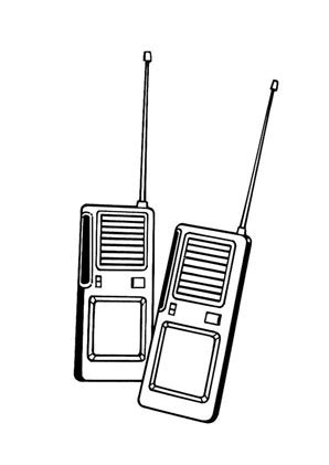 Walkie Talkie Coloring Coloring Pages