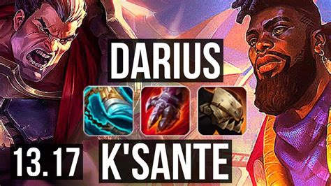 Darius Vs Ksante Top 711 500 Games Godlike Euw Master 13