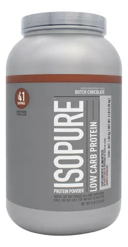 Suplemento En Polvo Isopure Low Carb Prote Na Sabor Dutch Chocolate En