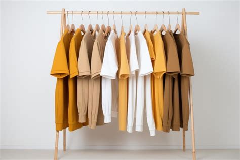 Premium Photo Isolated Clothes On The Rack Display