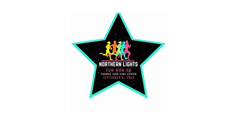 Northern Lights 5k Fun Run Course Map