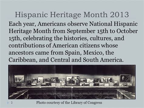 Hispanic Heritage Month September 15 October 15 2013 Hispanics Serving And Leading Our Nation