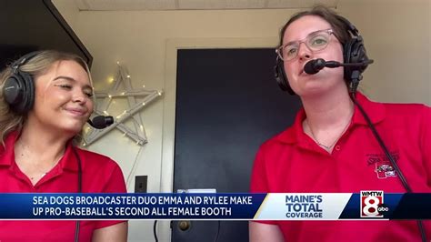 Sea Dogs All Female Broadcast Team Breaks Barriers Youtube