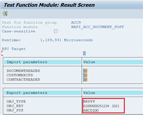 Bapiaccdocumentpost Post Accounting Document In Sap