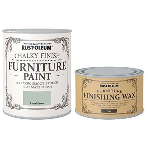 Rust Oleum Chalk Laurel Green Matt Finish Furniture Paint