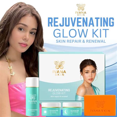 Ivanaskin Rejuvenating Glow Kit Skin Repair And Renewal Ivana Alawi