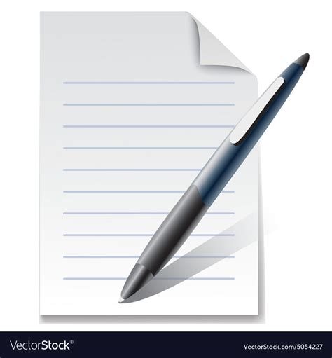 Write Document Royalty Free Vector Image Vectorstock