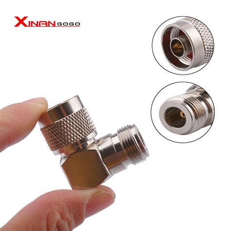 5pcs N Type Sl16 Connector Rf Coaxial Connector N Male N Female Adapter Curve Type 90 Degrees