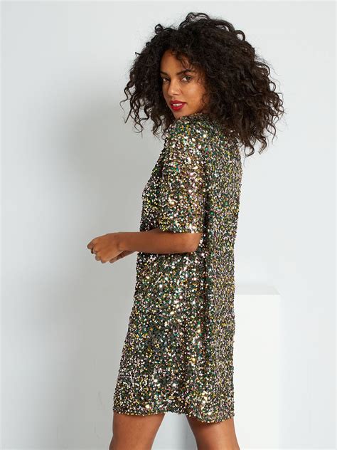 Robe à sequins multicolore Kiabi 39 00