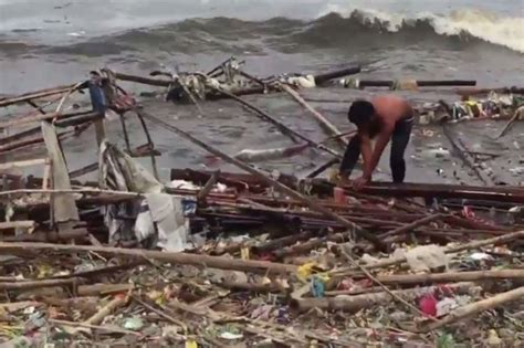 Manila Bay Tambak Ng Basura Dahil Sa Habagat Abs Cbn News