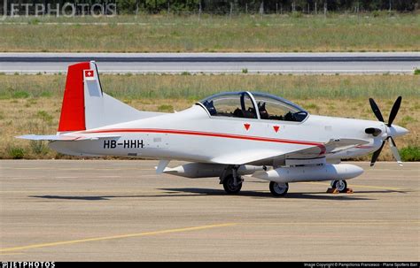 HB HHH Pilatus PC 7 Mk II Pilatus Aircraft Pampillonia Francesco